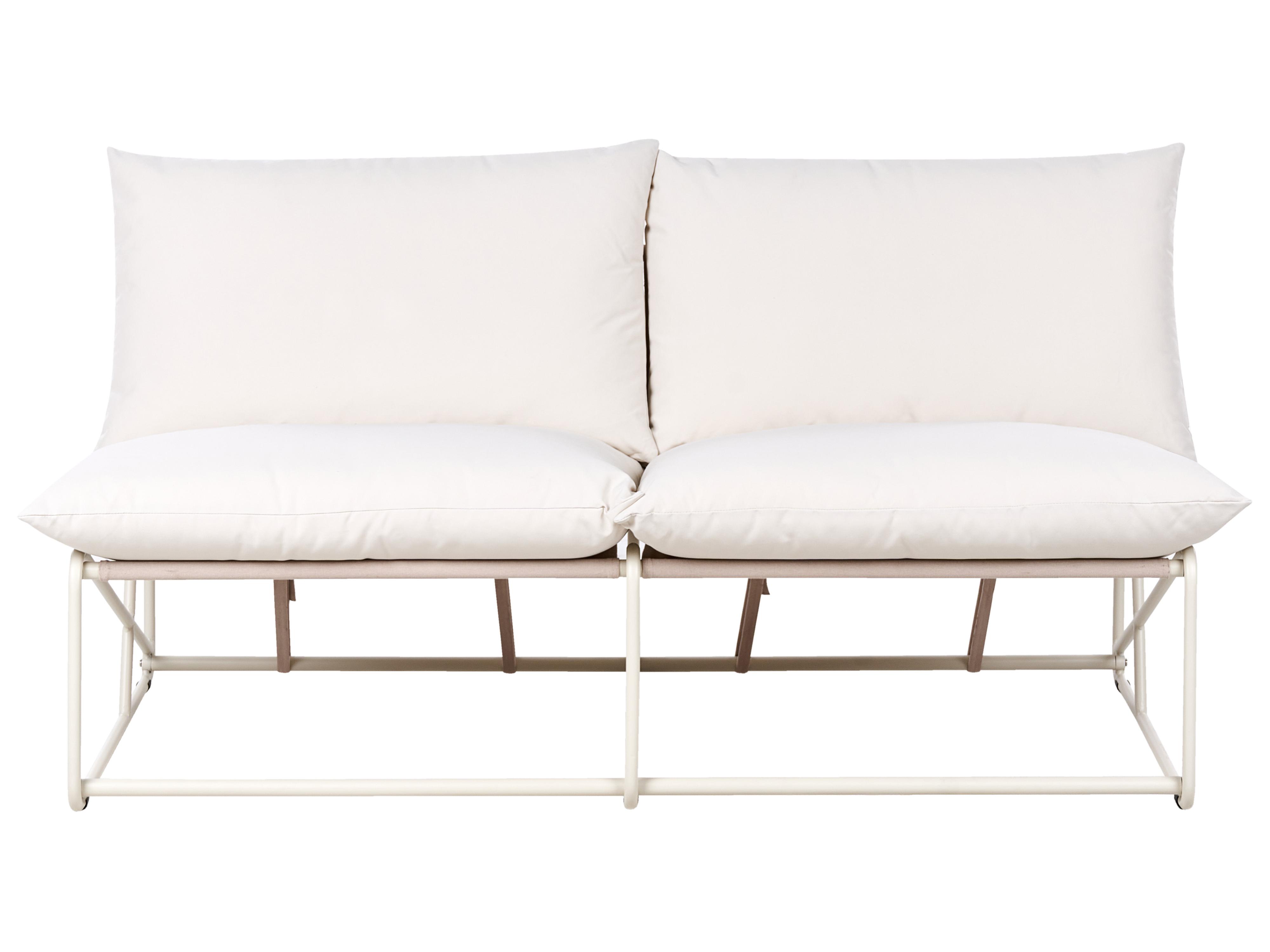 Garden Sofa 2 Seater PICO Metal Light Beige