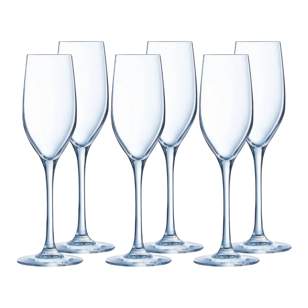 Sektglas-Set 6-teilig Sequence