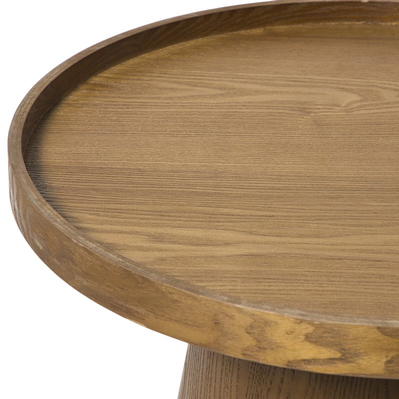 Bijzettafel Rondo groot - bruin - &Oslash;45x50 cm