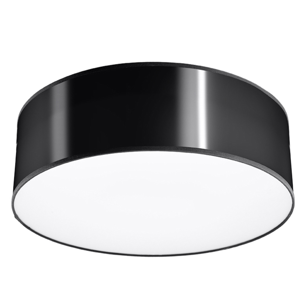 Plafon PIAZZA czarny 1xE27x15W wym:11x25x25cm IP20 Pure Lume