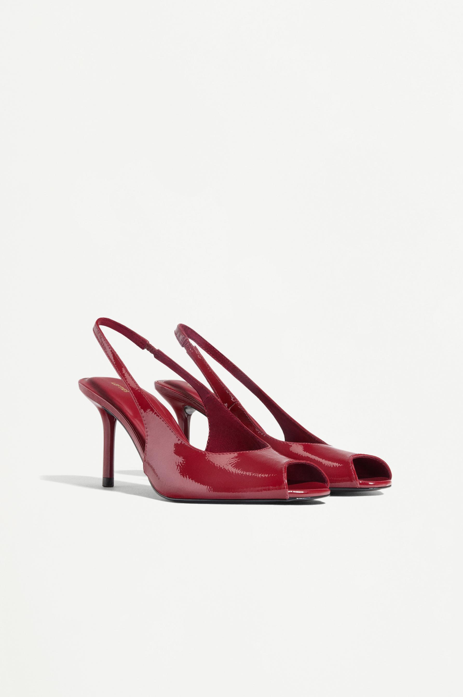 Zapato tacón peep toe