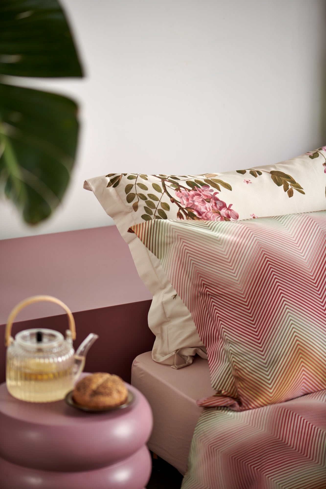 Ziggy Dekbedovertrek Pink   140 x 200 220 cm   Roze   Satijnkatoen