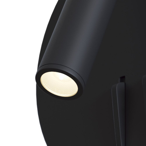 Kinkiet IOS 176czarny LED 2x9W 550lm wym:14x6,5x14cm IP20 Maytoni