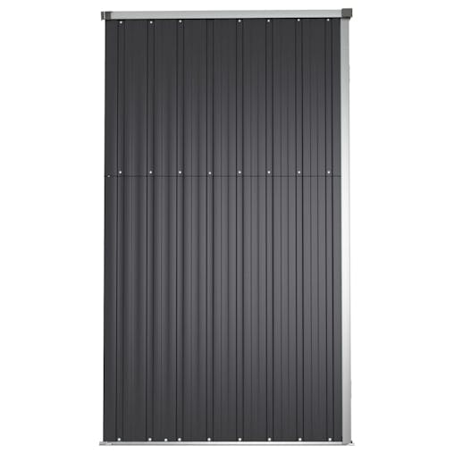 NNEVL Garden Tool Shed Anthracite 225x89x161 cm Galvanised Steel