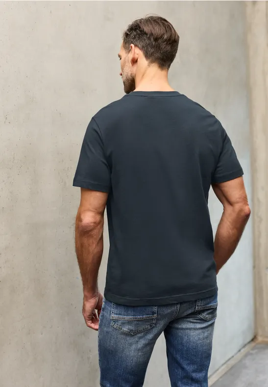 T-Shirt mit Brusttasche