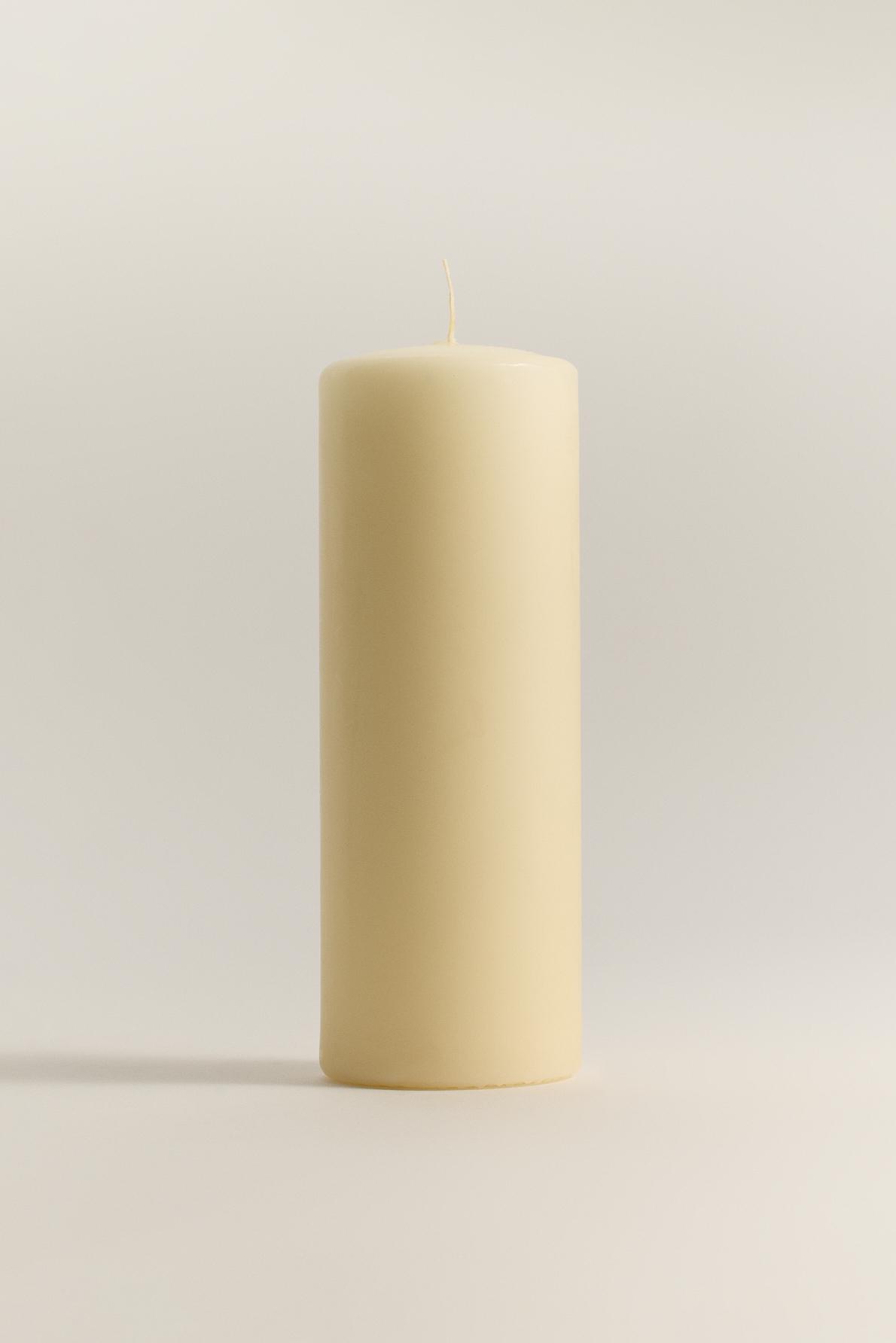 Vela decorativa cilíndrica 600 gr
