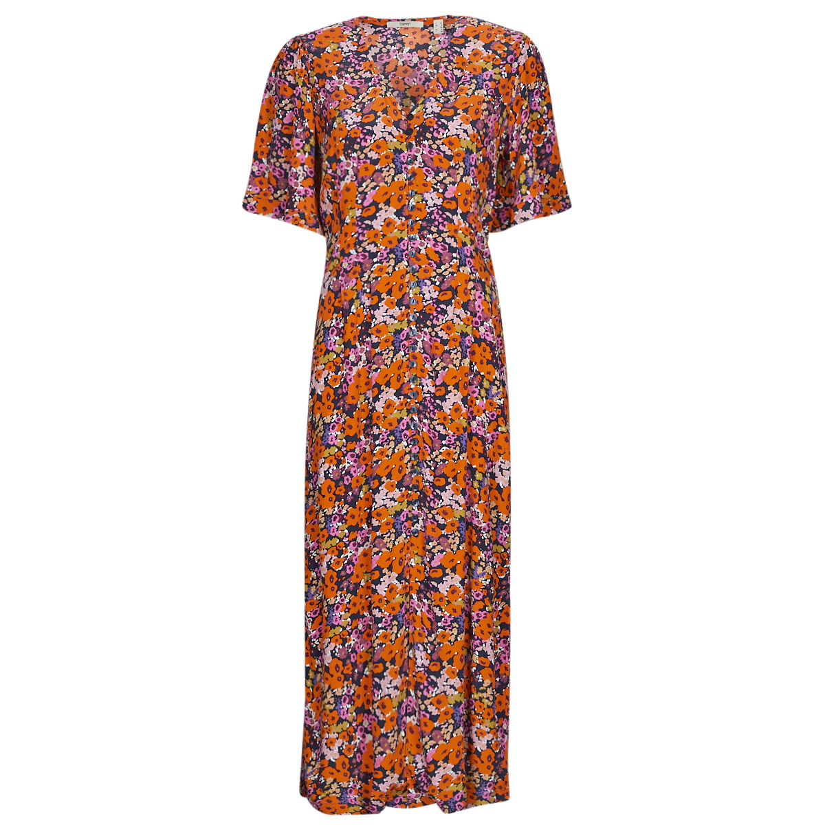 Esprit - dress midi aop - Multicolour