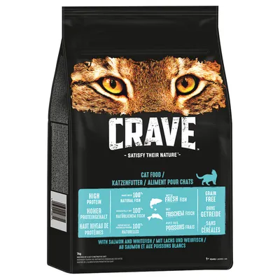 Crave Adult Salmon & Whitefish Dry Cat Food