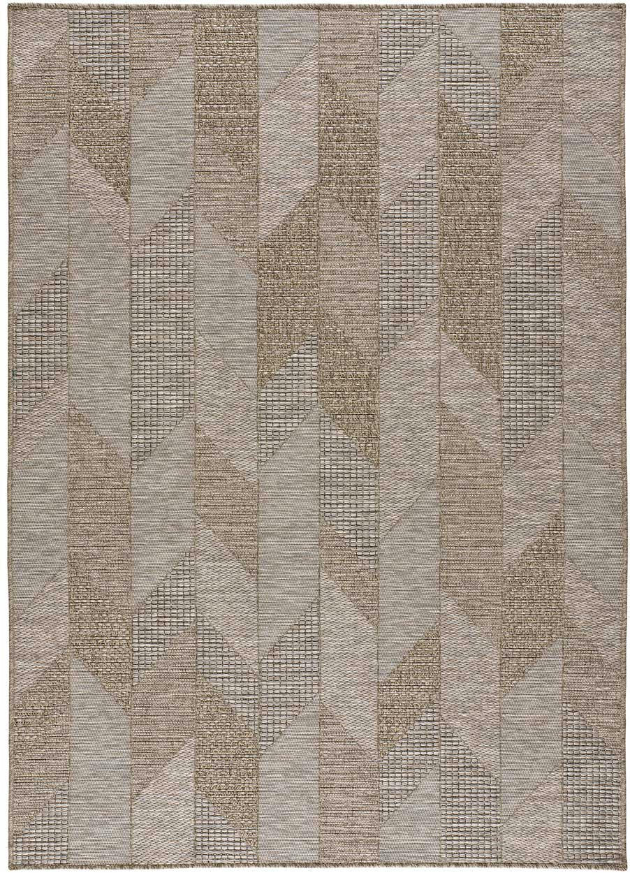 ORIA - Tapis d'extérieur en couleur naturelle, 126X190 cm