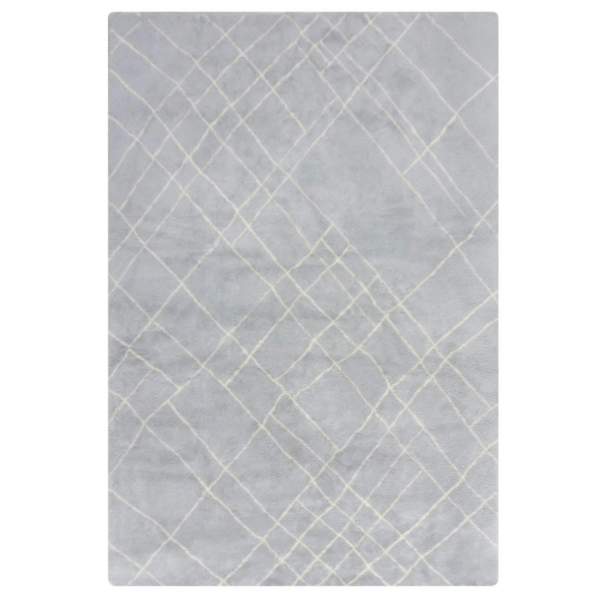 SHILA - Tapis style berbère en acrylique gris 160x230 cm