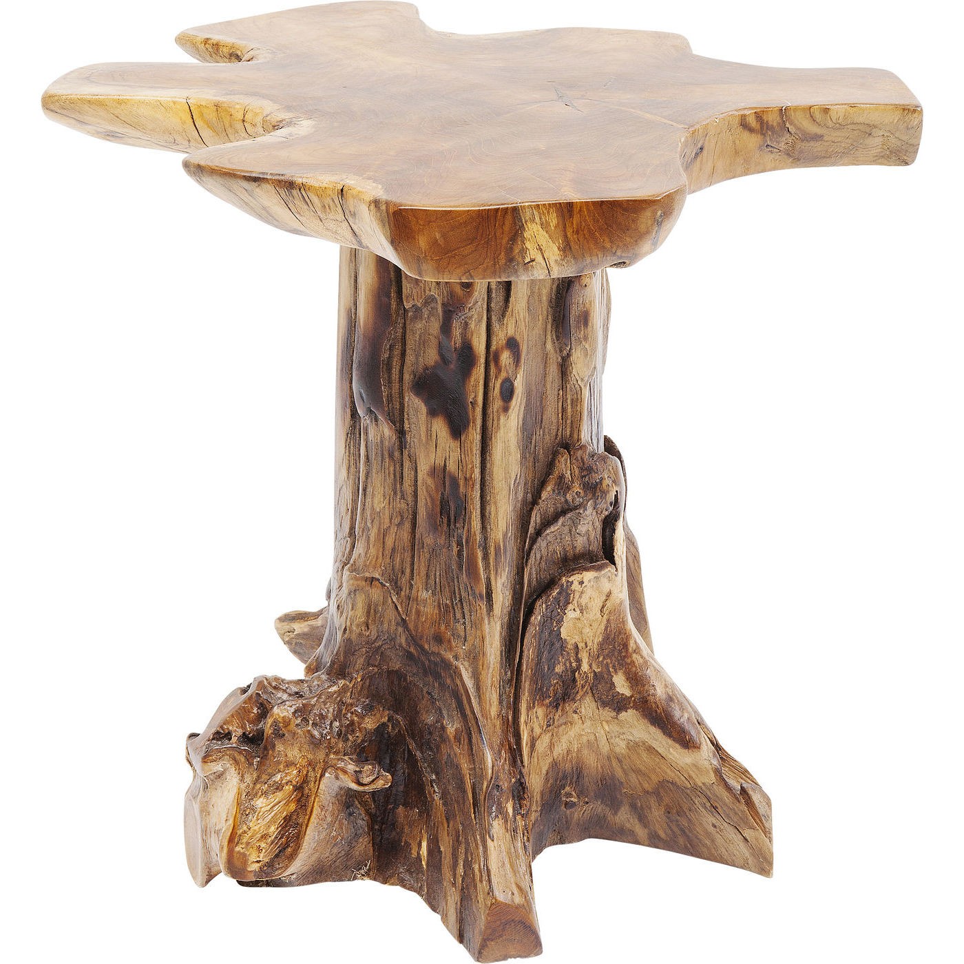 Kare Design Bijzettafel boomstronk