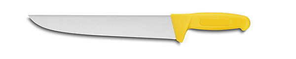 Couteau de Boucher Lame 280MM Couleur Jaune - L2G