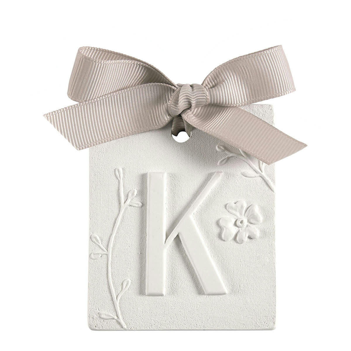 - Décor parfumé lettre K - Fleur de Coton
