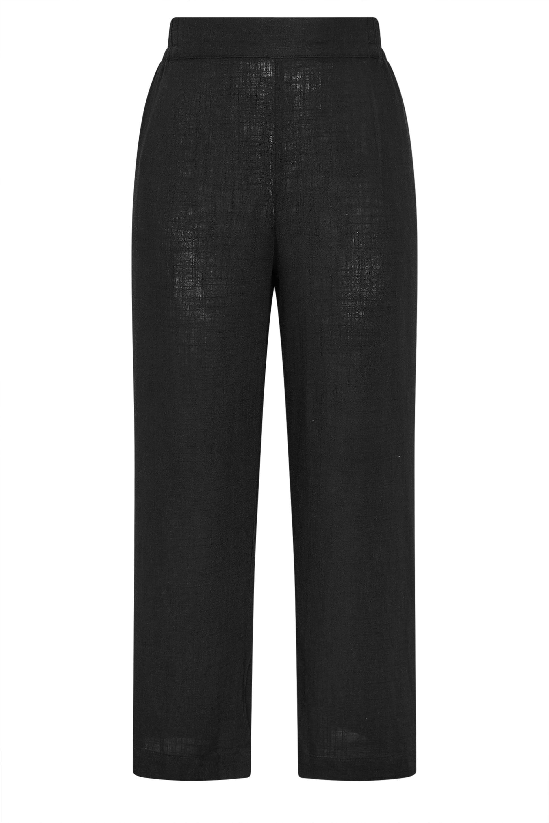 Yours Linen Wide Leg Trousers