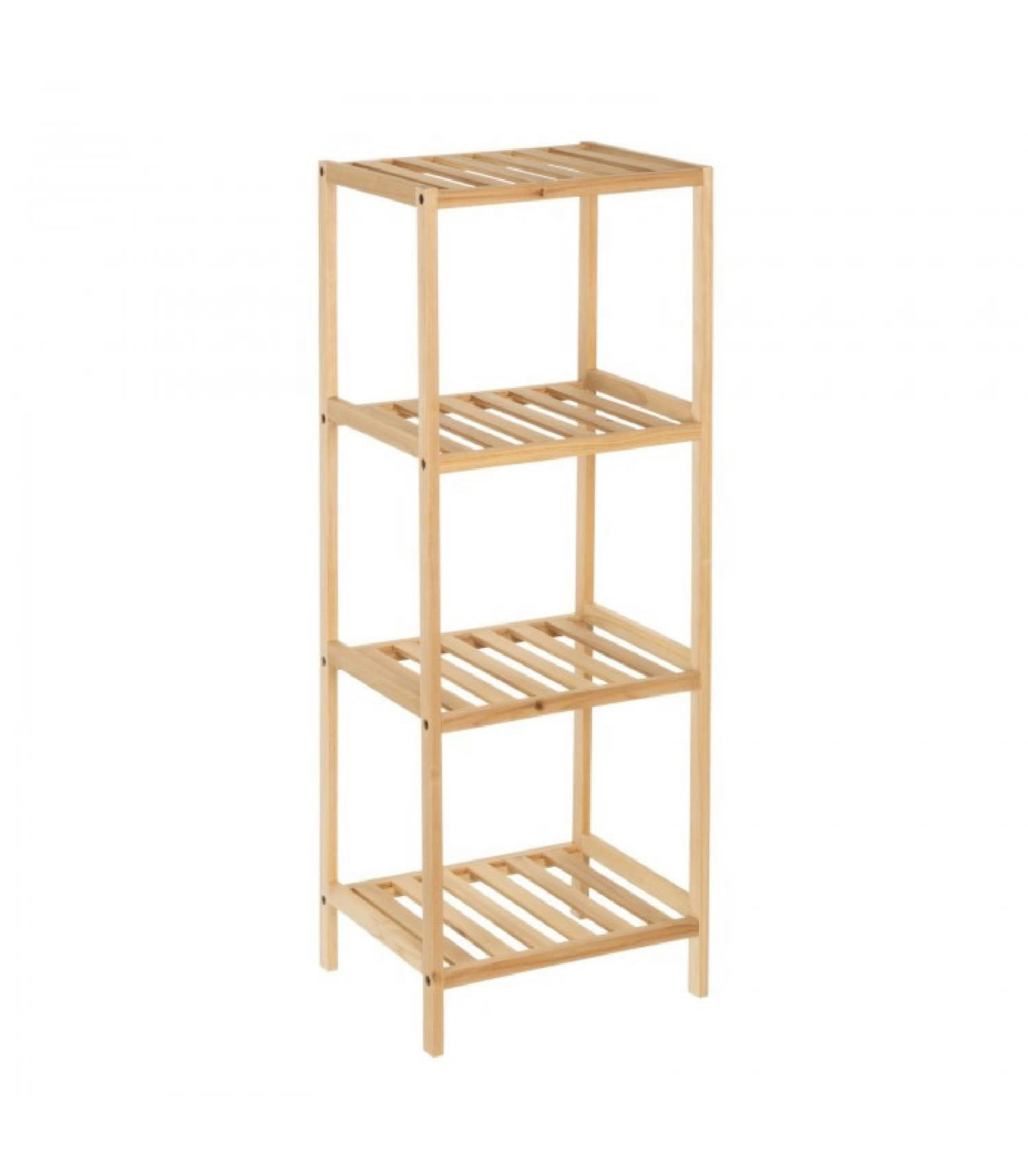 SAPIN - Étagère en bois de sapin nature 4 plateaux H100cm