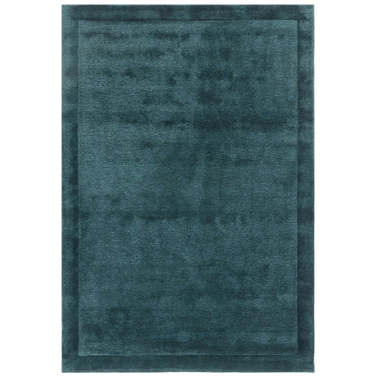 SHINE - Tapis de salon en laine bleu turquoise 120x170 cm