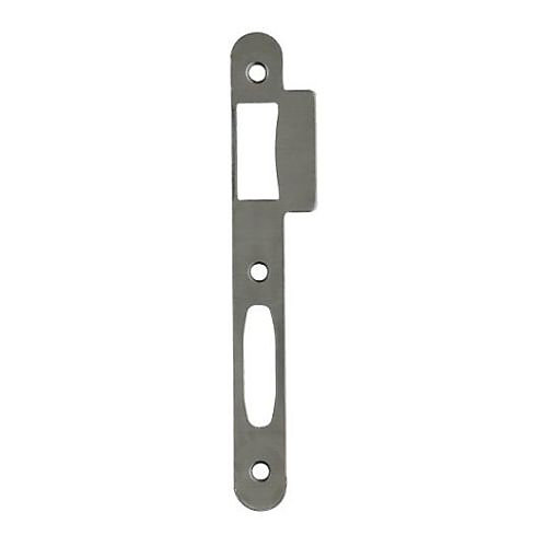 Gâche plate D45 bout rond finition nickelé - VACHETTE - G45RNK