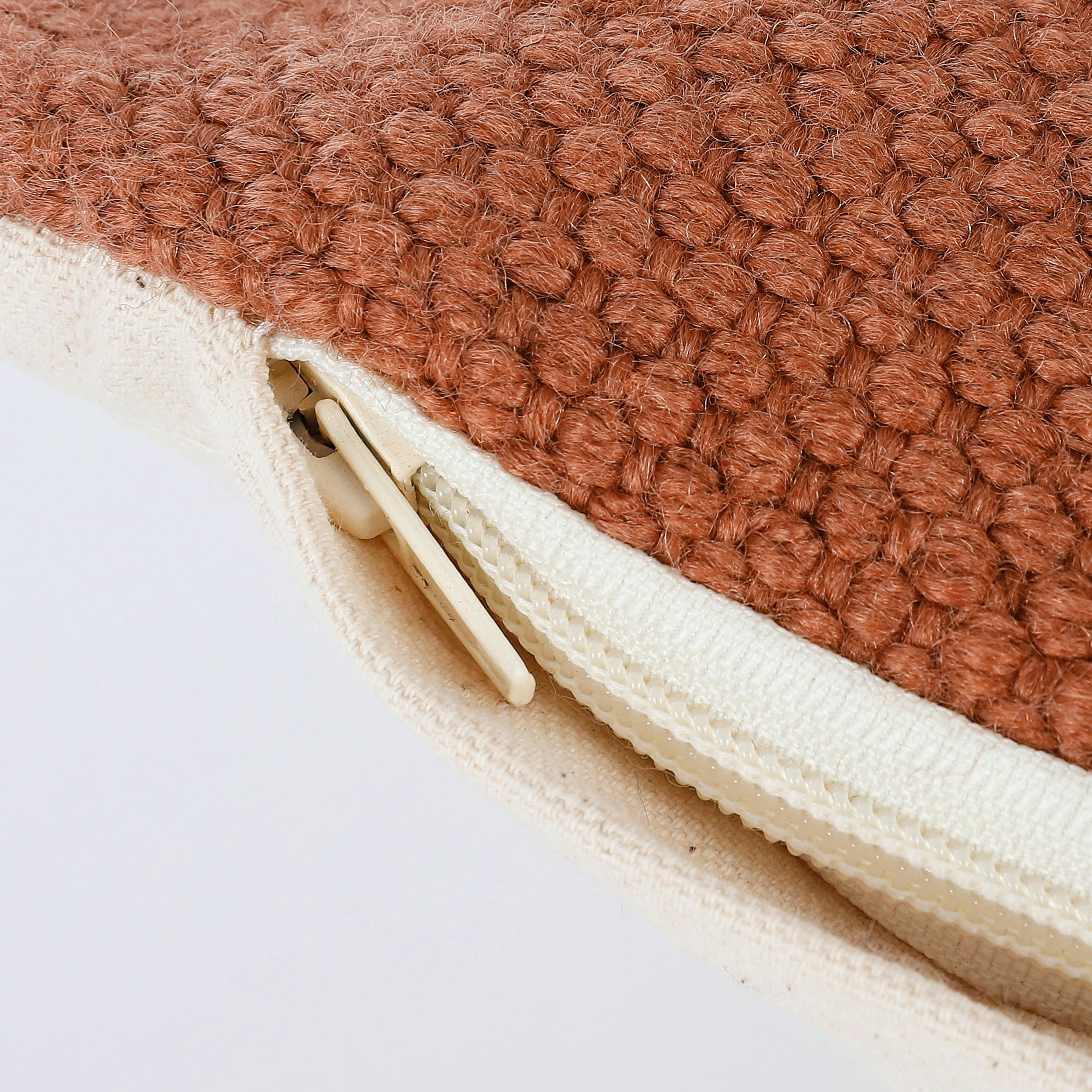 LANDER - Coussin rouille 45x45