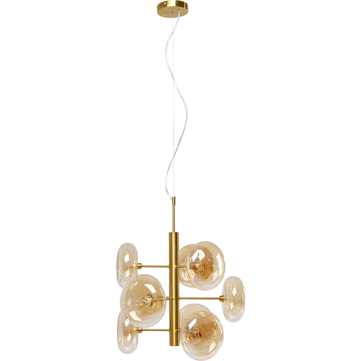 Kare Design Hanglamp Headlight messing