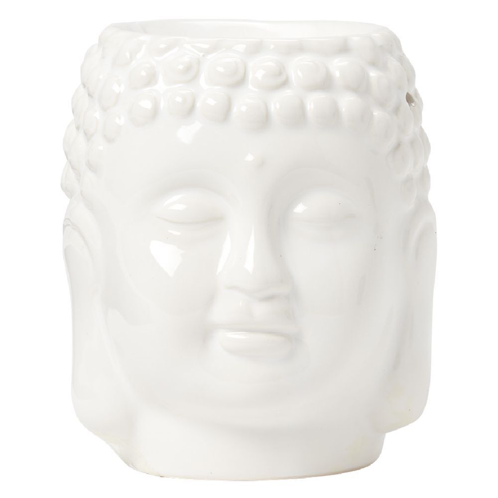Br&ucirc;le parfum tête Bouddha en grès (2 modèles)