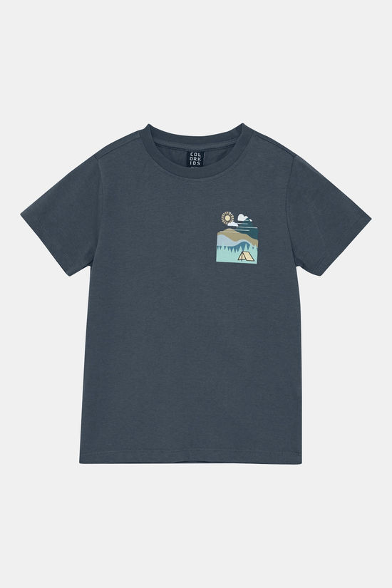 Color Kids T-Shirt with 2 Print Junior
