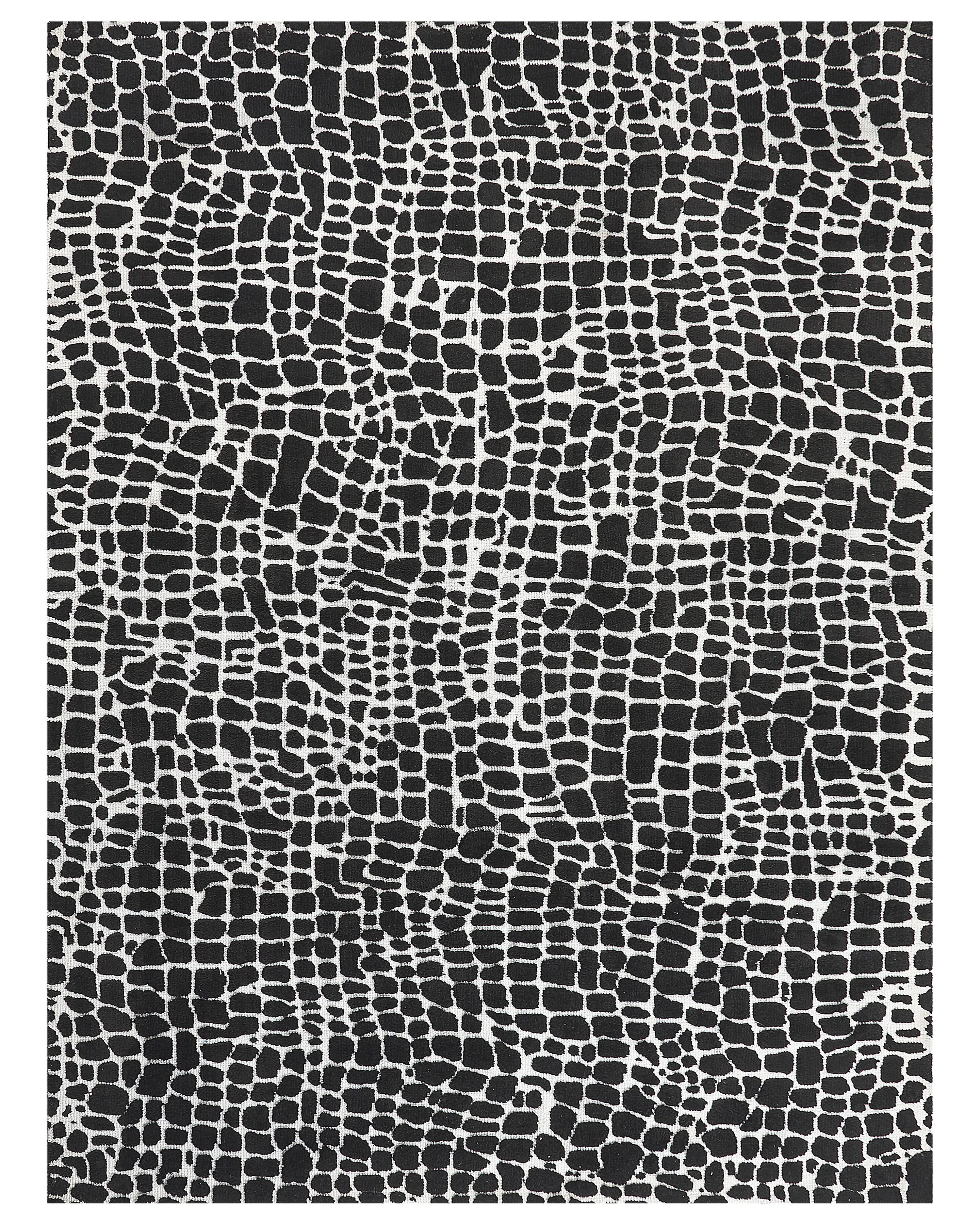 Rug PUNGE Black 300 x 400 cm