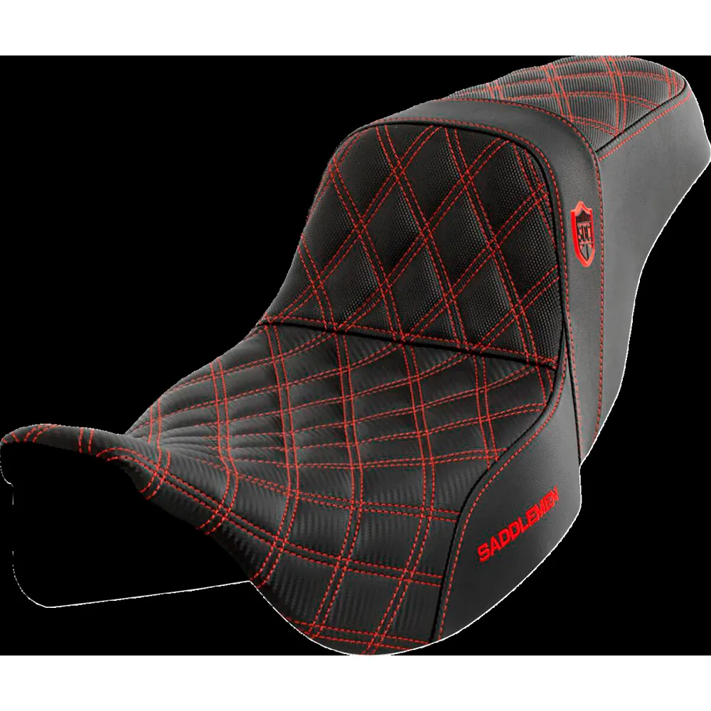 Saddlemen Pro Series SDC Performance Harley Davidson FLH 1868 ABS 21/FLHFB 1868 ABS 23/FLHR 1584 08-11 SC80807RED motorcycle seat