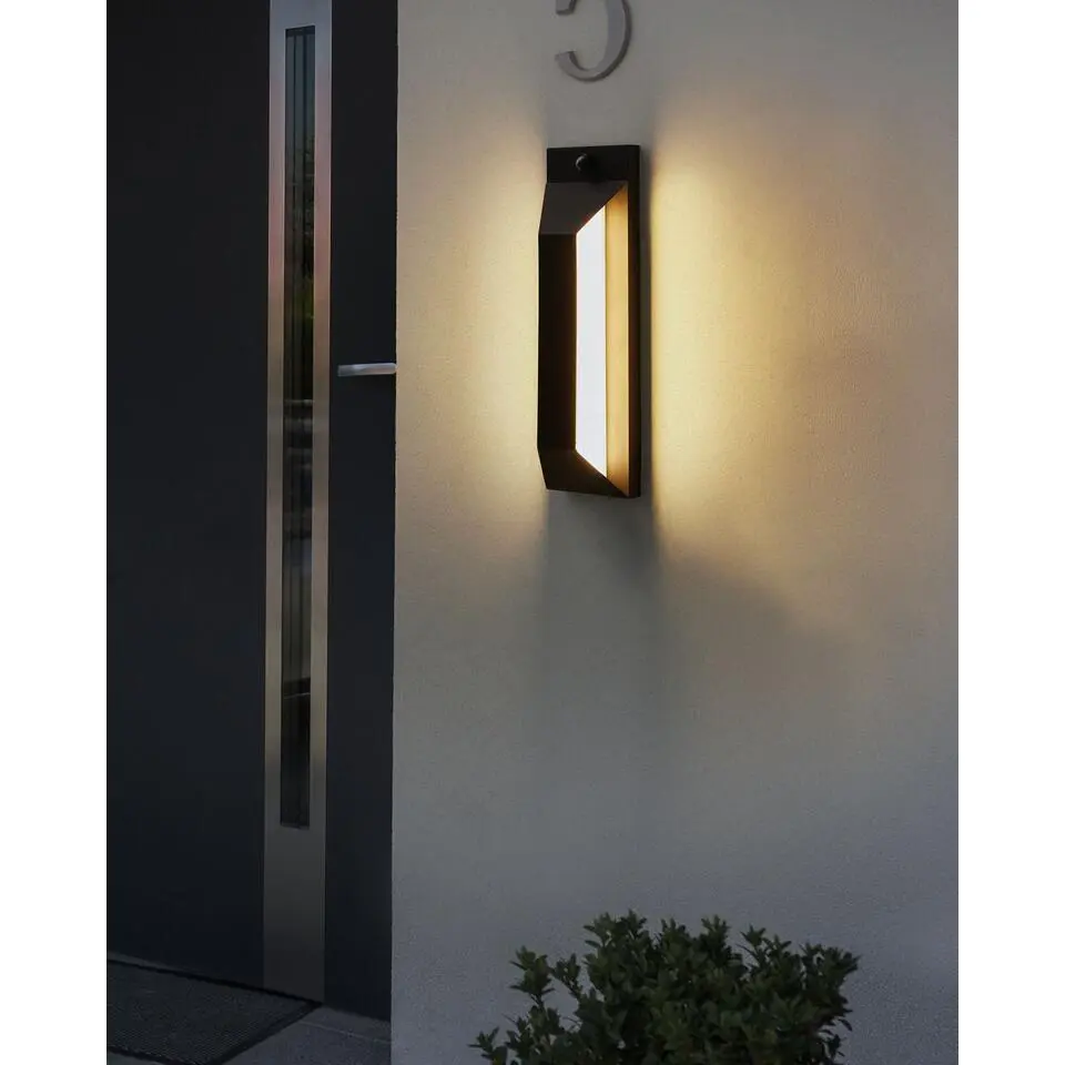 MAWZA - Wandlamp - Zwart - Ijzer