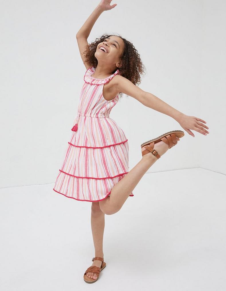 Raya Stripe Woven Dress