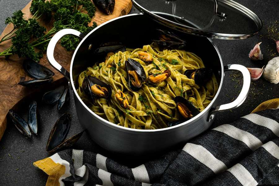 ISENVI Murray keramische kookpan 24 CM - RVS greep