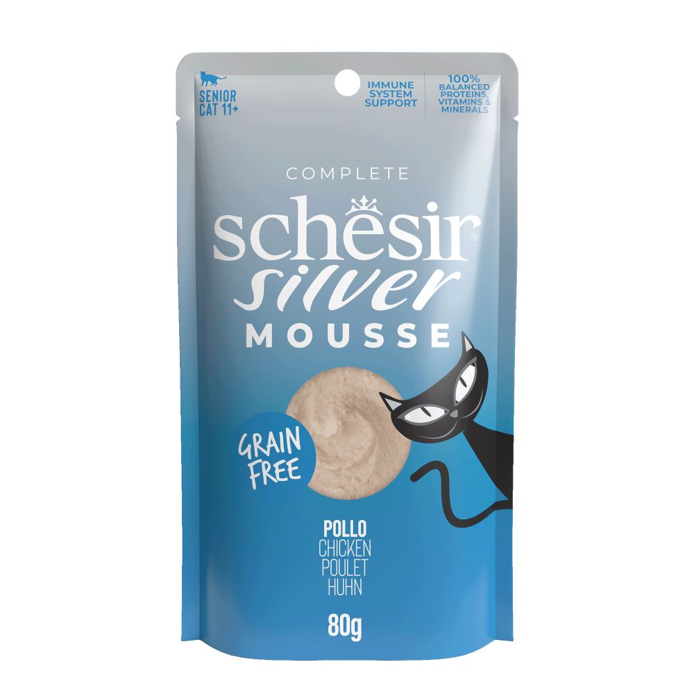 Schesir Silver Mousse 12 x 80g