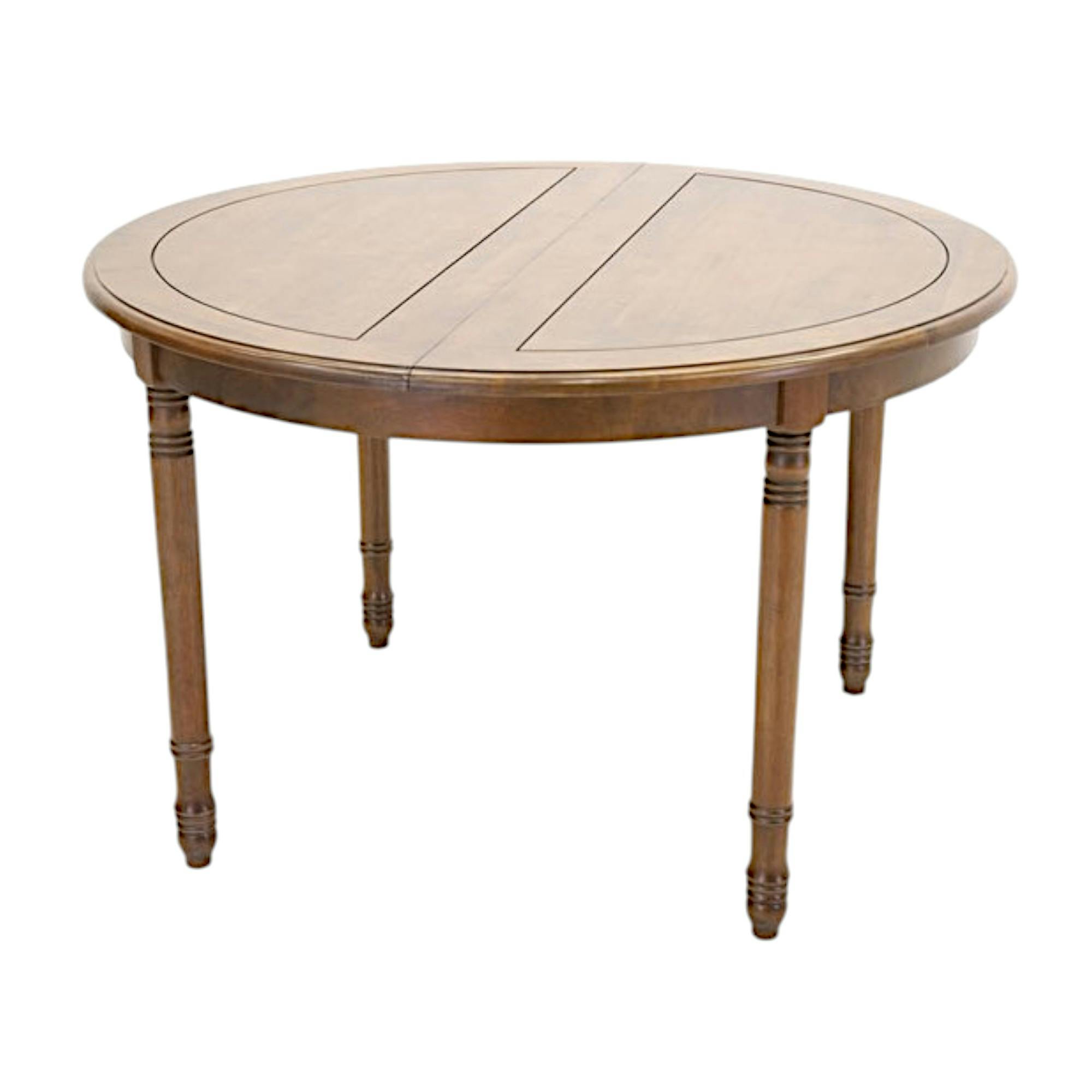Table de repas Hévéa extensible D120x76cm /160x120x76cm TRADITION