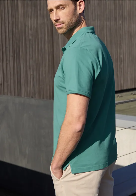 Kurzarm Poloshirt in Stretchqualität