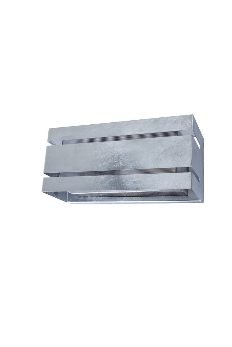 Kinkiet zewnętrznysrebrno-biały VIDAR 1xE27x40W IP54 Lutec