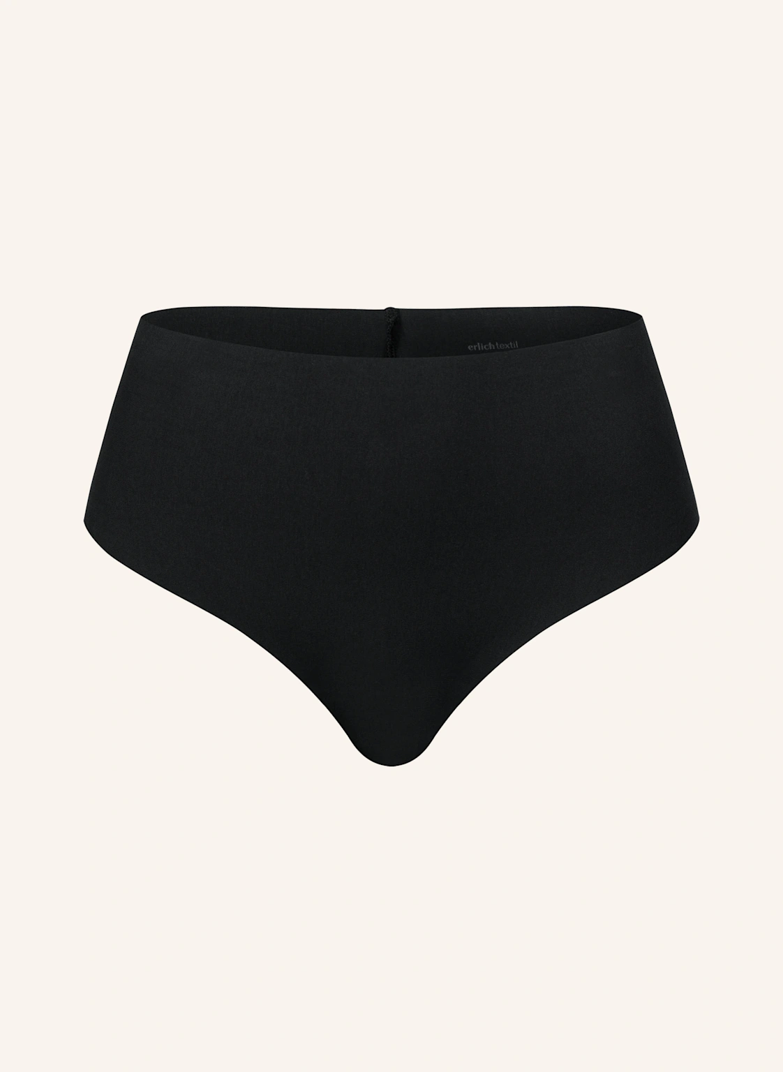 erlich textil Light Touch High Waist Brazil String mit weichem Modal - nahtlose Kanten