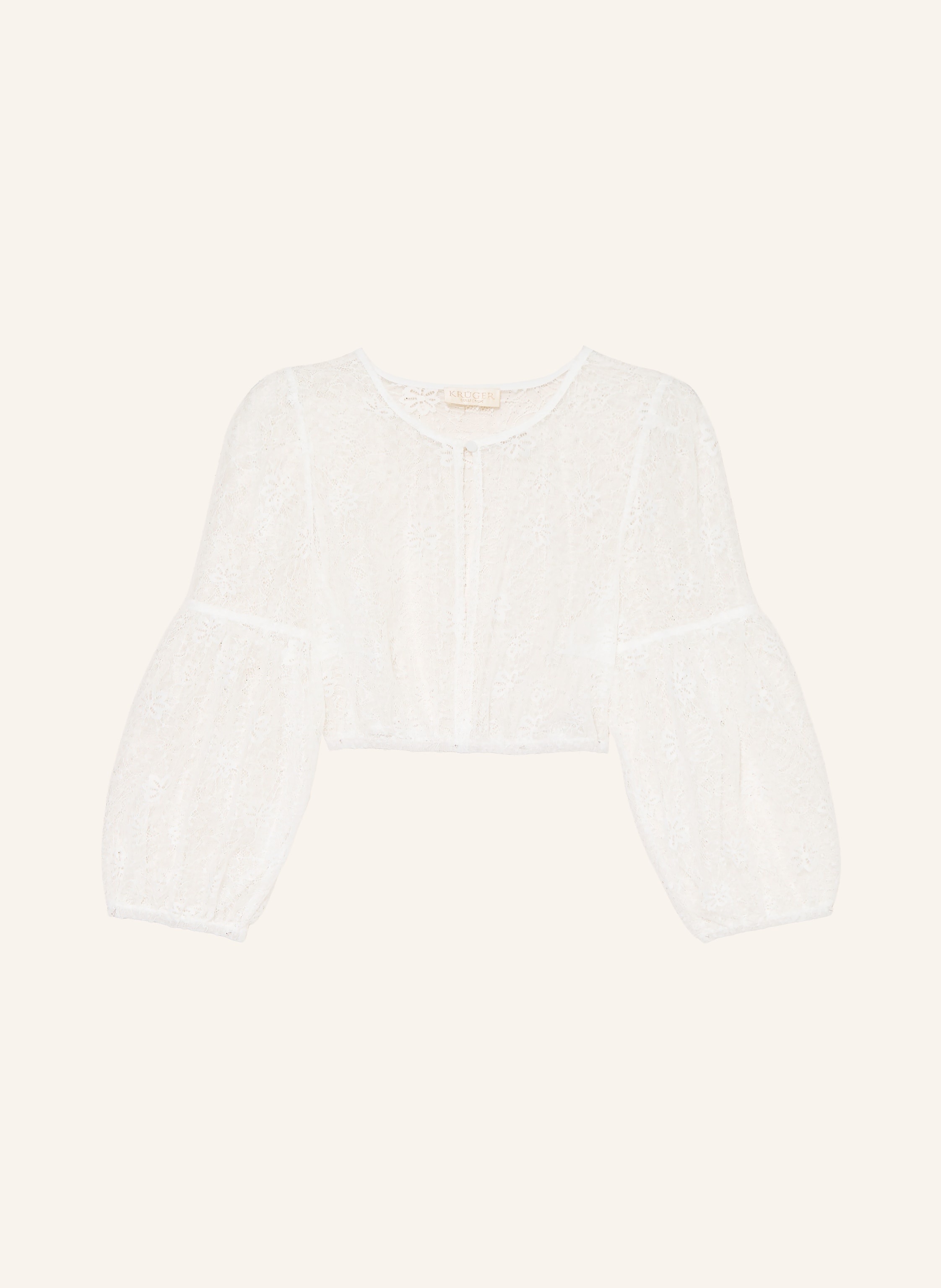 KRÜGER Dirndlbluse aus Spitze mit 3/4-Arm