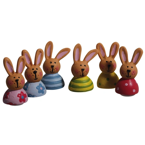 Deko-Kugel, natur, Holz, 4 Stück