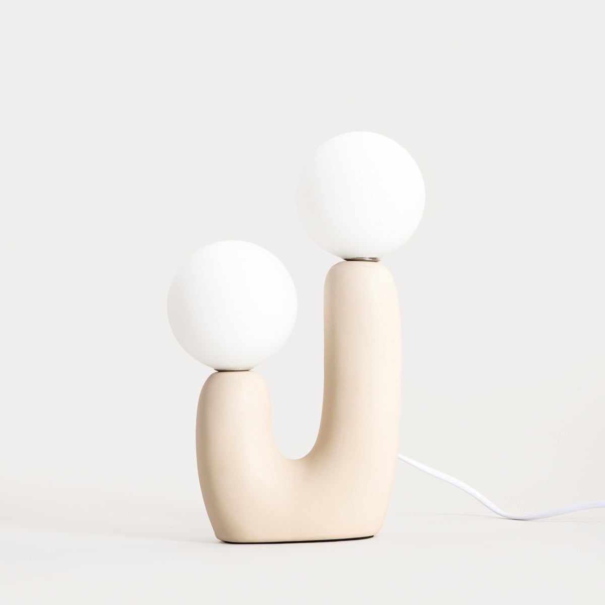 Lampa stołowa ORMIK ceramiczna 20x11x31 cm