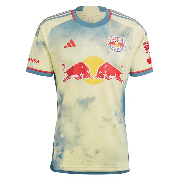 New York Red Bulls adidas 2024 Daniel Patrick Kit Authentic Custom Jersey - Yellow
