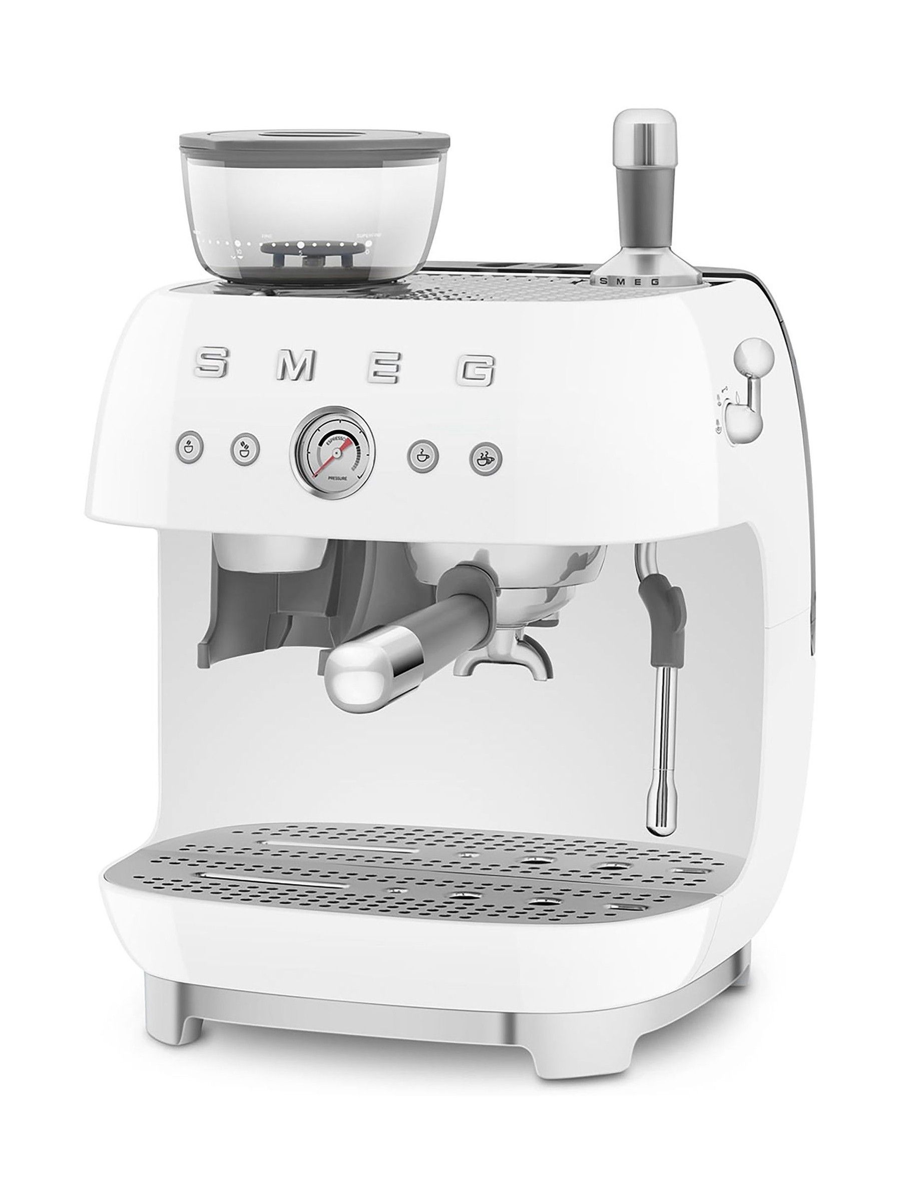 Smeg White Espresso Coffee Machine