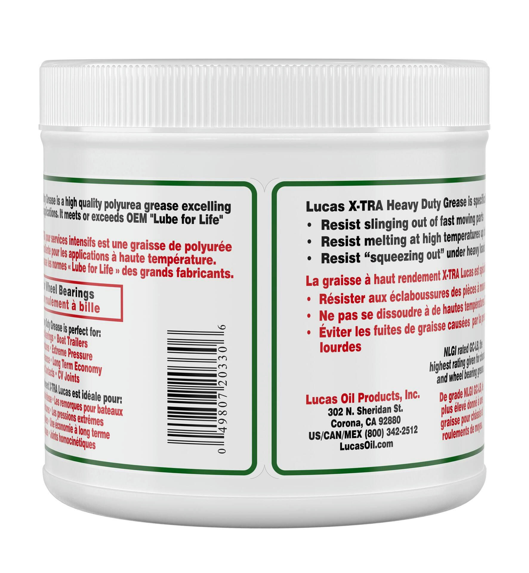 Lucas X-tra Heavy Duty Grease, 16-oz