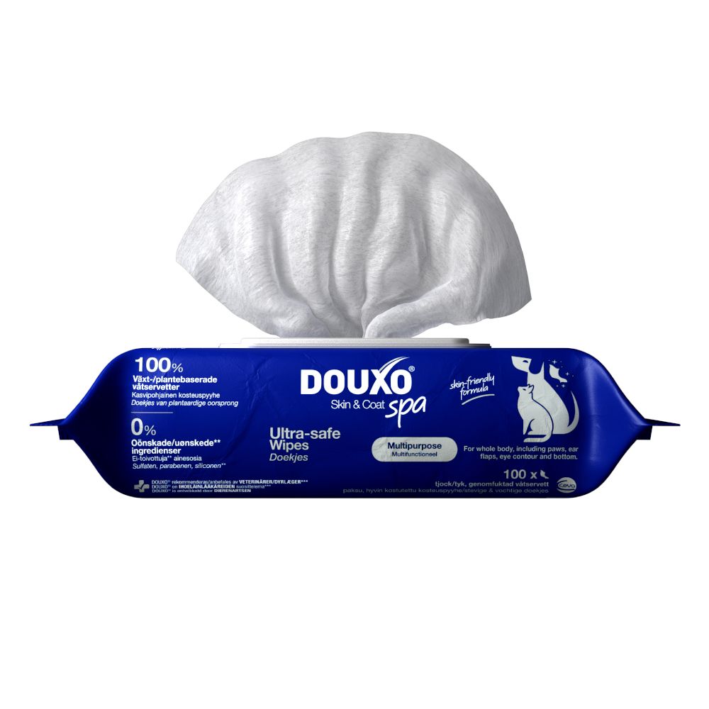 DOUXO Spa Skin & Fur Ultra-Safe Care Wipes