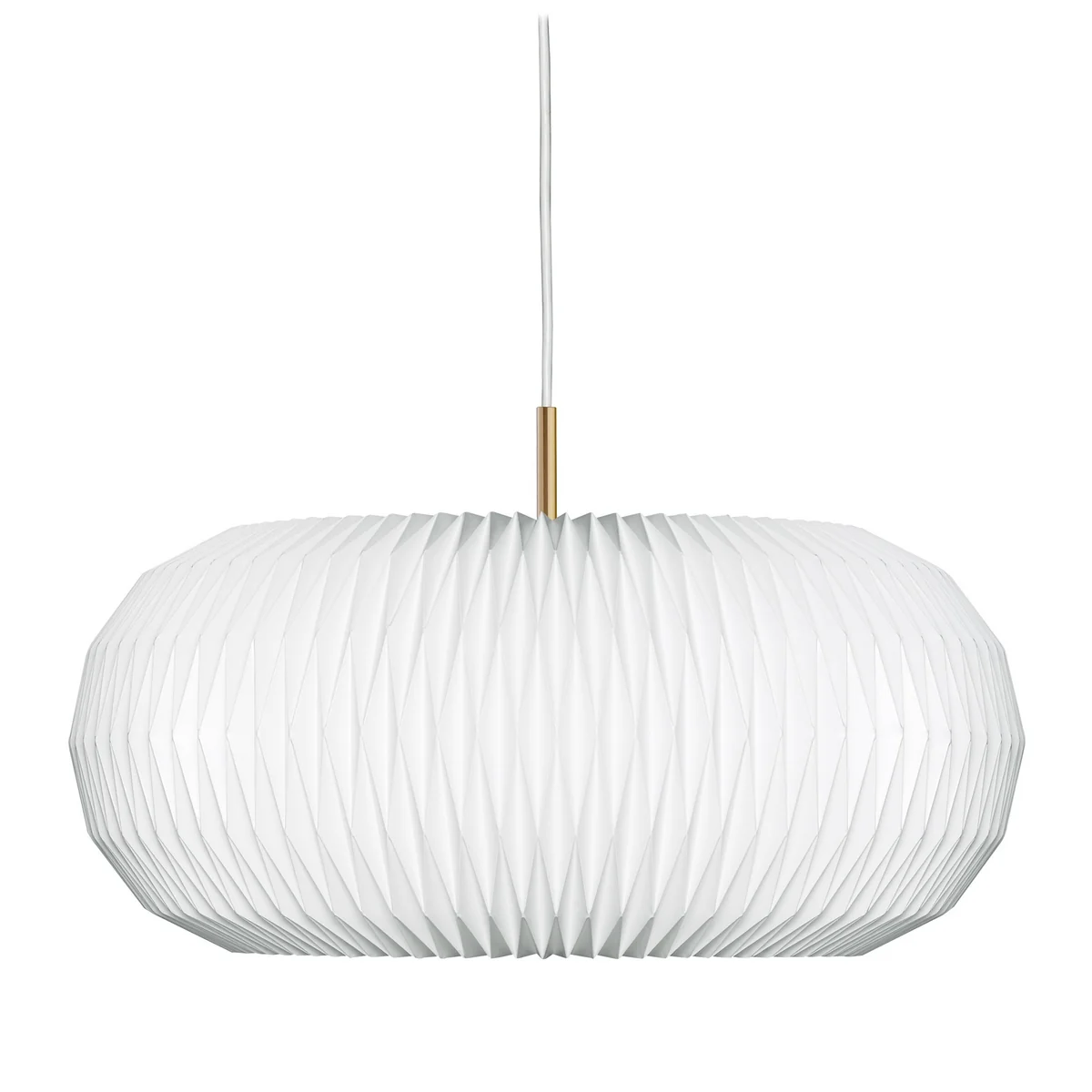 Le Klint - Donut Pendelleuchte, Ø 53 cm, Messing / weiß