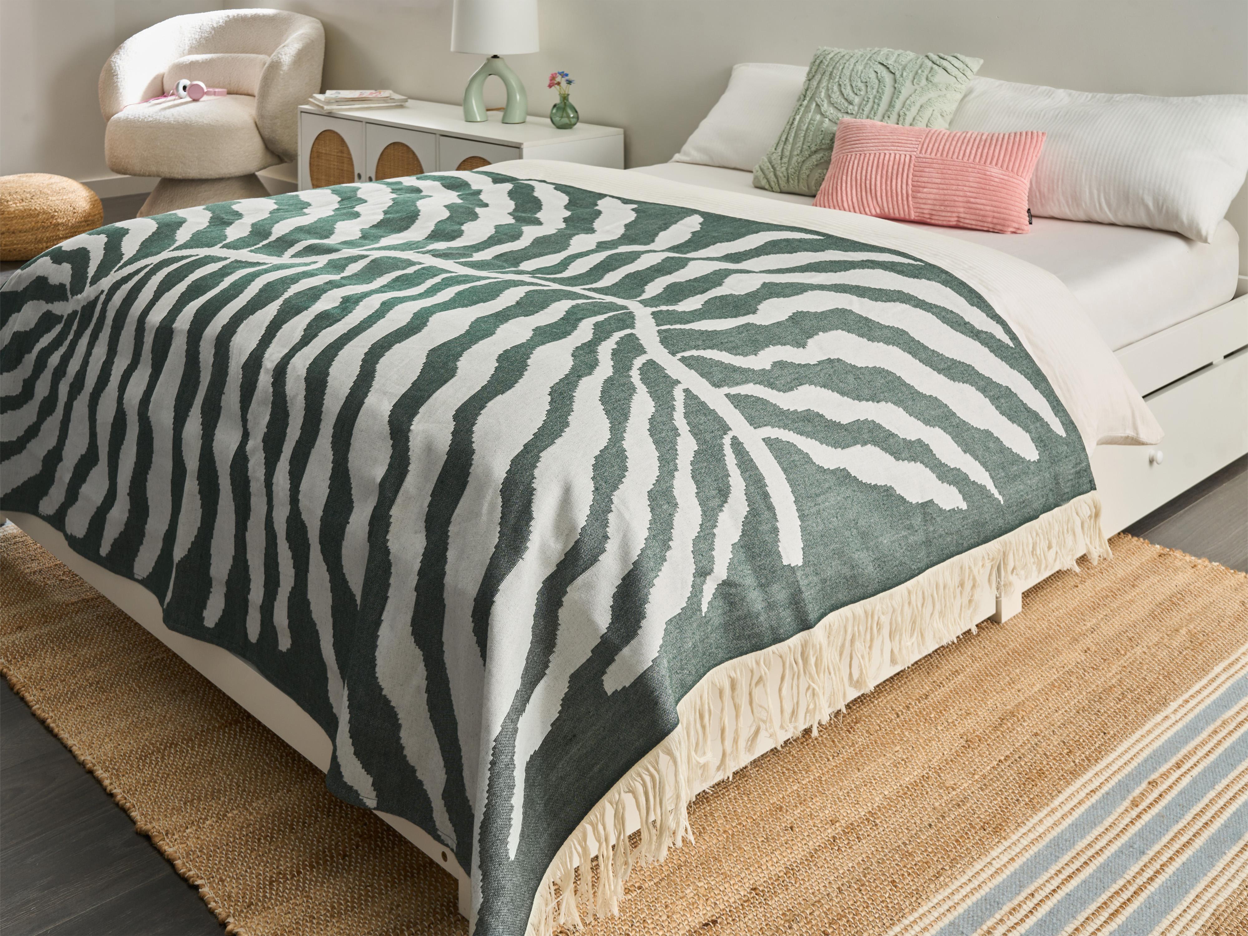 Blanket BARTAR Fabric 130 x 170 cm Green