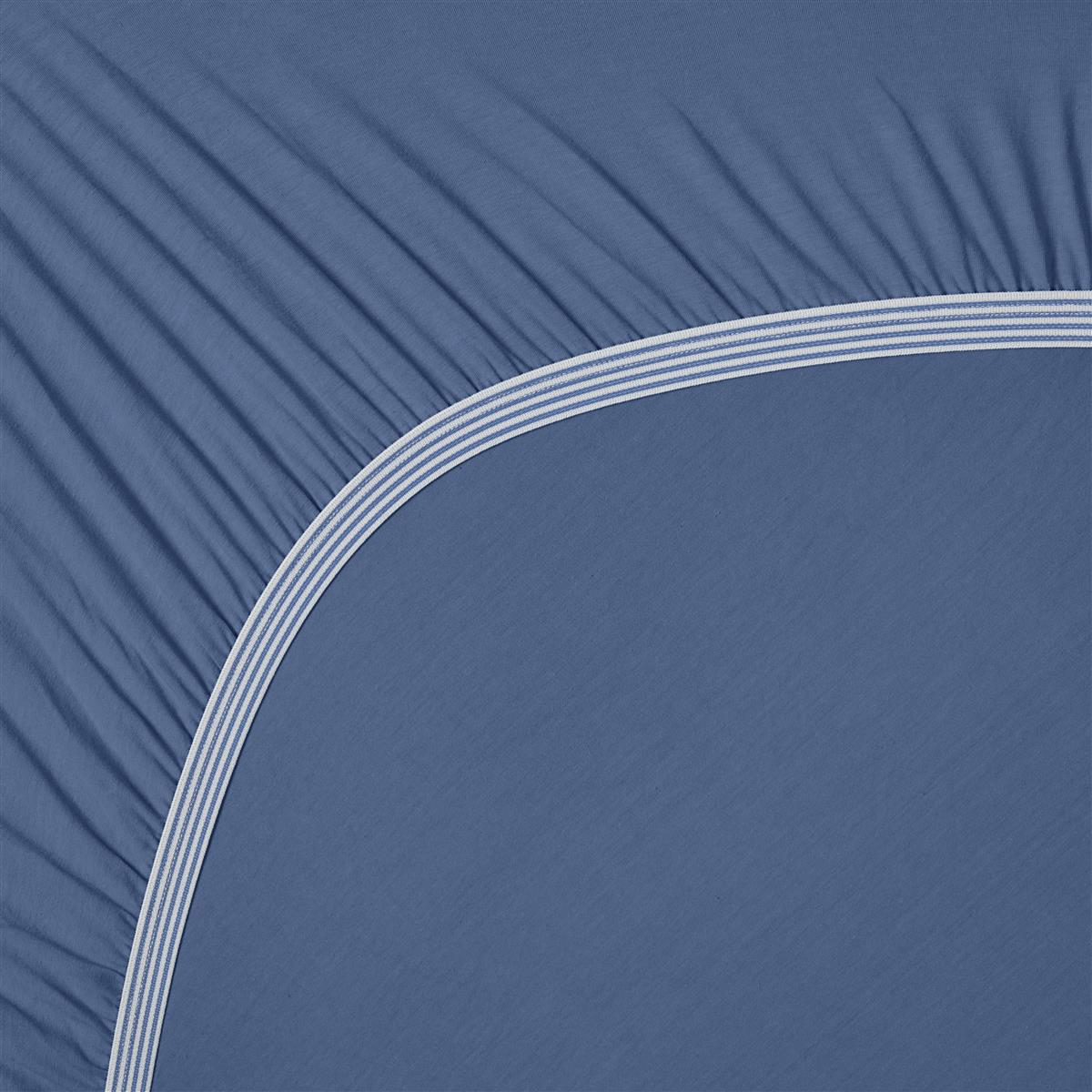 Pip Studio hoeslaken Royal Nights - 100x200 cm - blauw