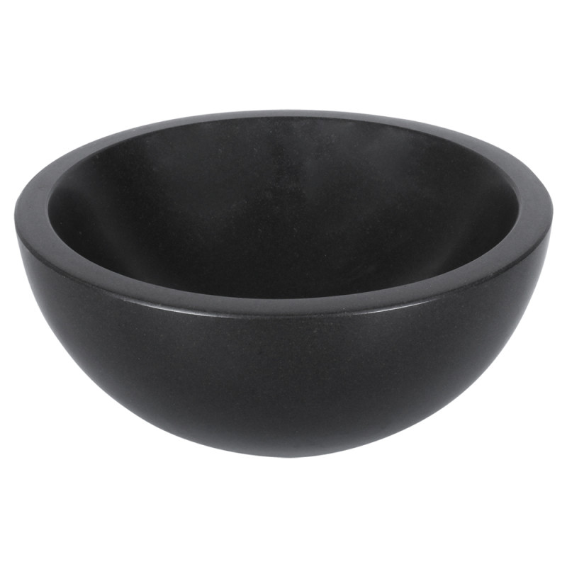 Vasque à poser Ruz ronde basalt noir Ø 25 x 11,5 cm DIFFERNZ