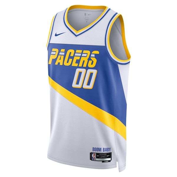Indiana Pacers Nike Unisex 2025/26 City Edition Swingman Custom Jersey - White