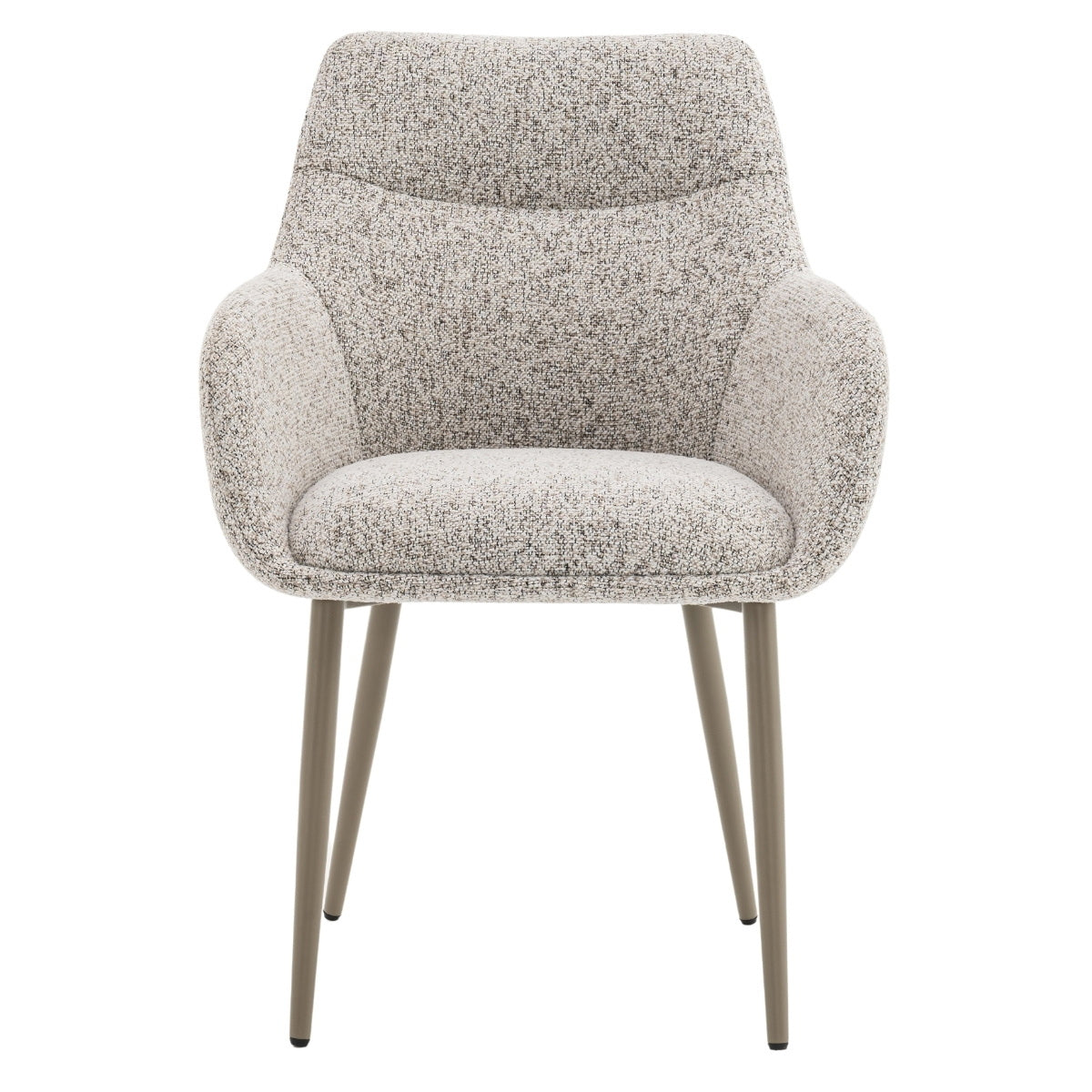 DÉJA Living Eetkamerstoel Noé - Beige/Taupe - Zithoogte 47cm - Set van 2