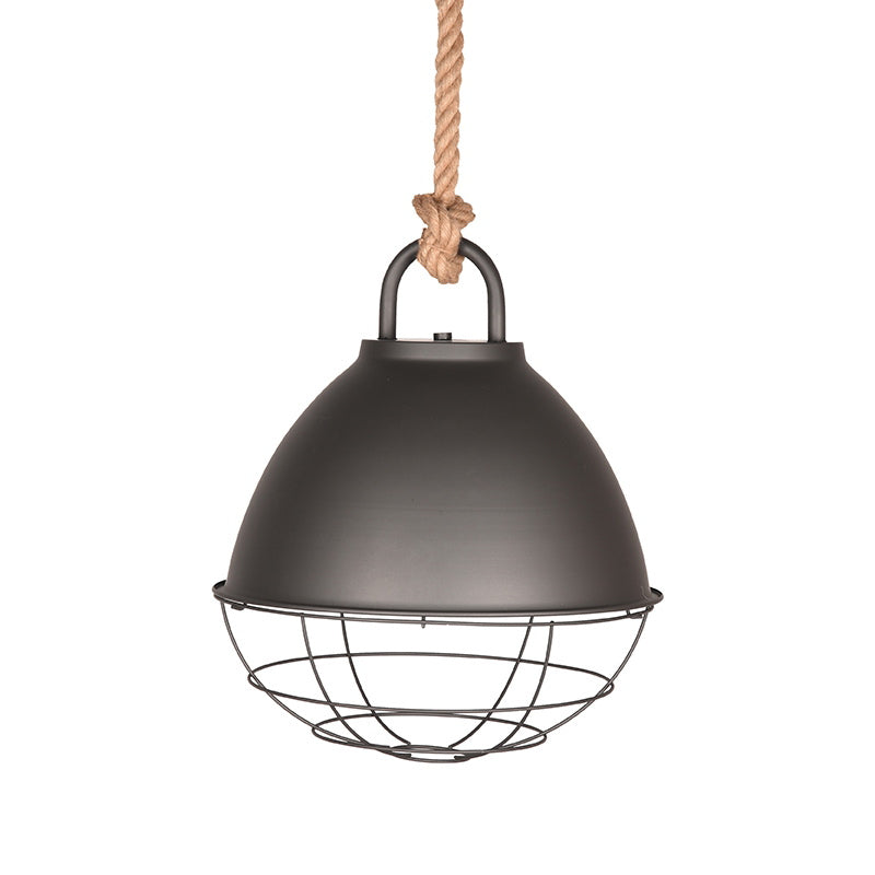 LABEL51 Hanglamp Korf - Burned Steel Metaal - 38x38x45cm