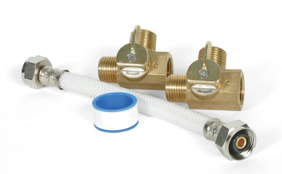 CAMCO 35953 Supereme Permanenent Brass Water Heater By-Pass Kit
